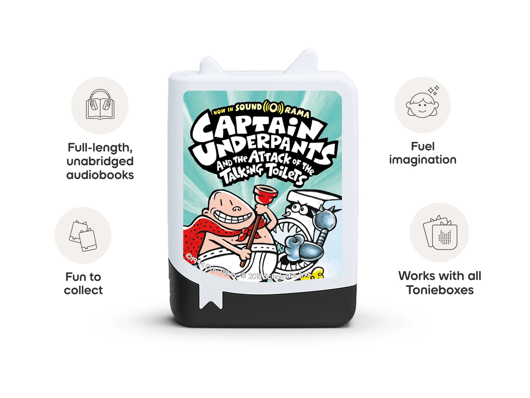 Dav Pilkey: Captain Underpants and the Attack of the Talking Toilets Book Tonie - Image 4