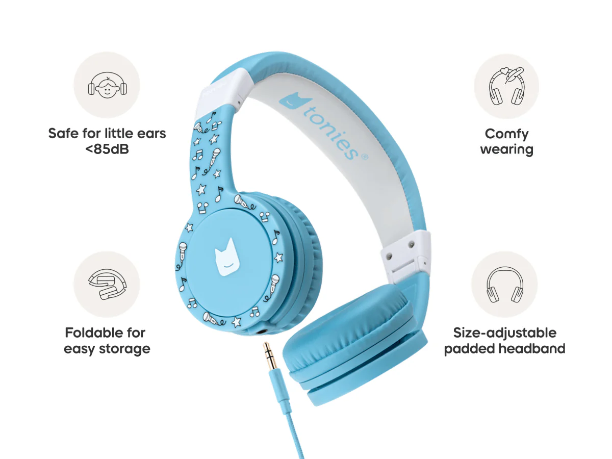 Light Blue Headphones for Kids - Toniebox 1 - Image 4