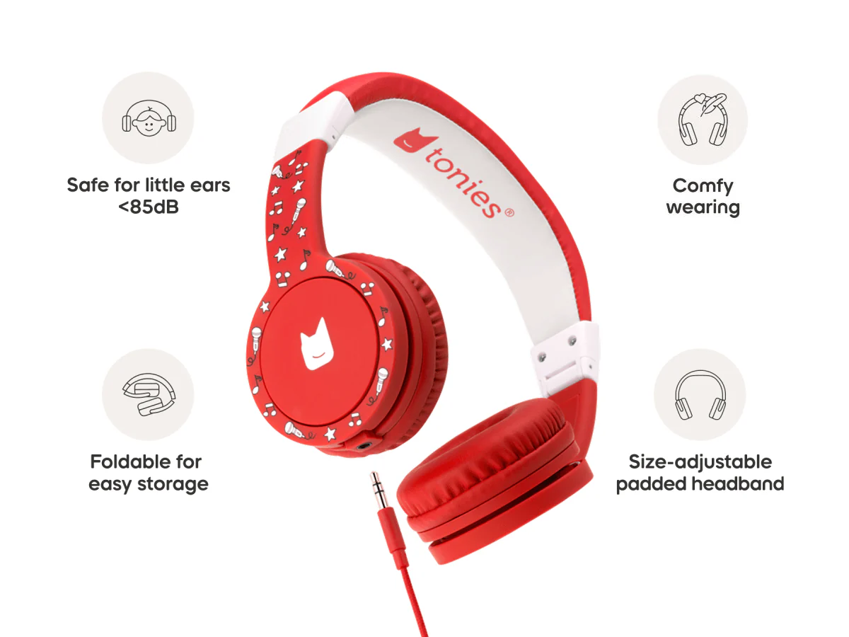 Red Headphones for Kids - Toniebox 1 - Image 4