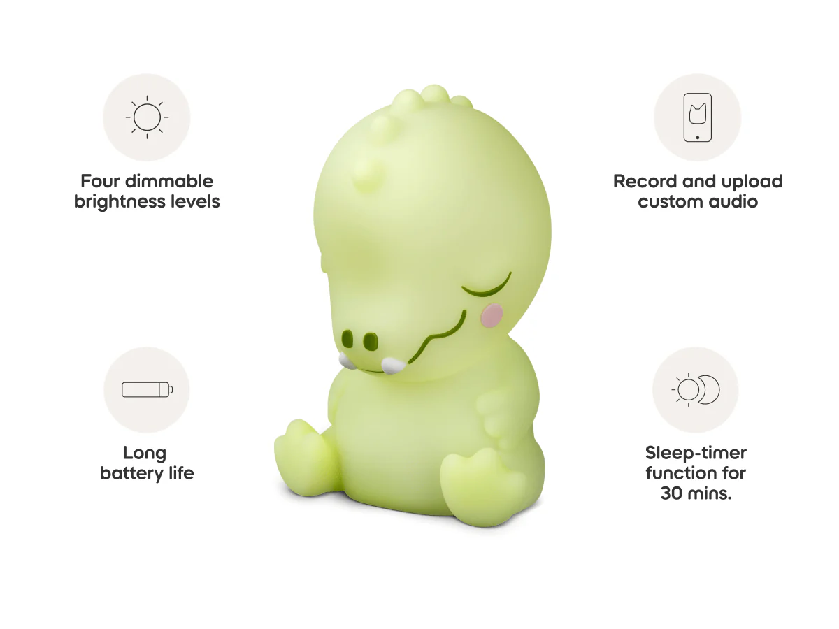 Sleepy Friends: Sleepy Crocodile Night Light - Image 5