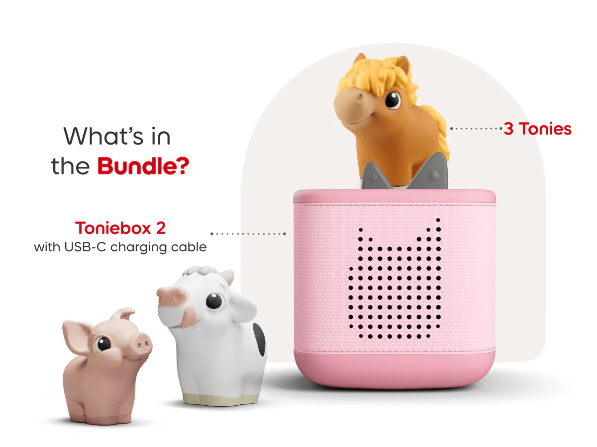 Toniebox 2 My First Tonies Farm Set - Cloud Pink - Image 4