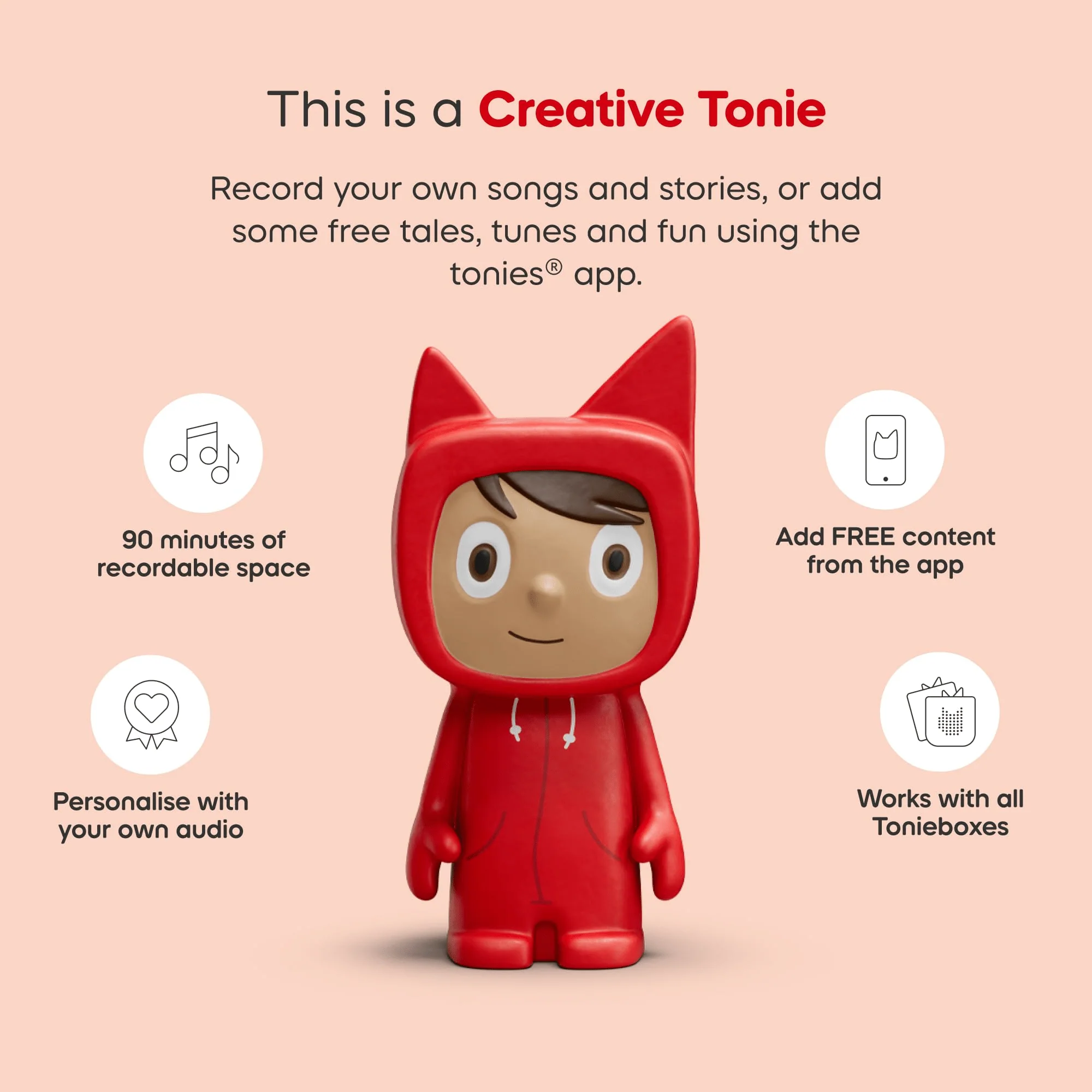 Toniebox 2 Starter Set with Creative Tonie - Cloud Pink - Image 7