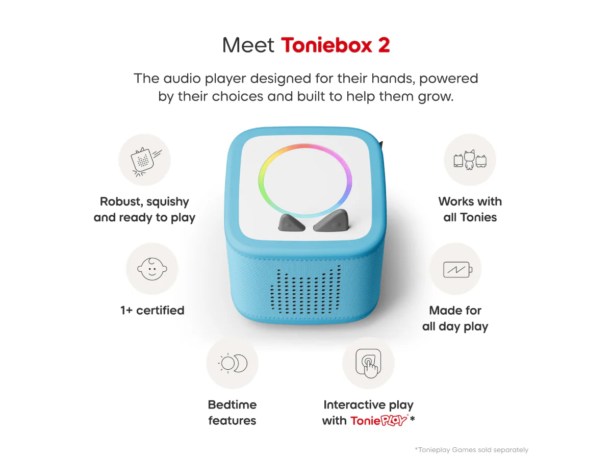 Toniebox 2 Starter Set with Creative Tonie - Sky Blue - Image 7