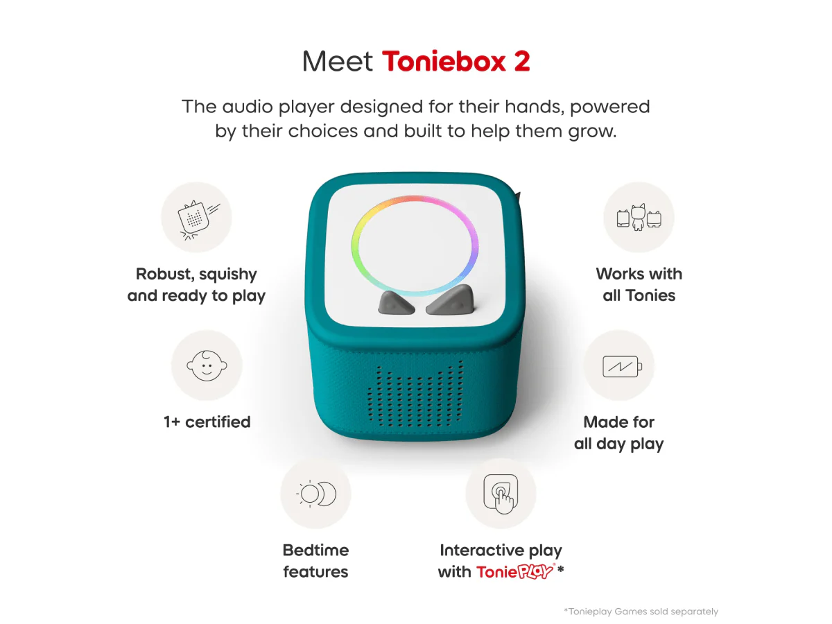 Toniebox 2 Starter Set with Creative Tonie - Tropical Teal - Image 6